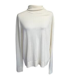 Pendleton Merino Wool Turtleneck Cream Sweater XL New with Tags